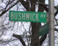 Bushwick Avenue street sign